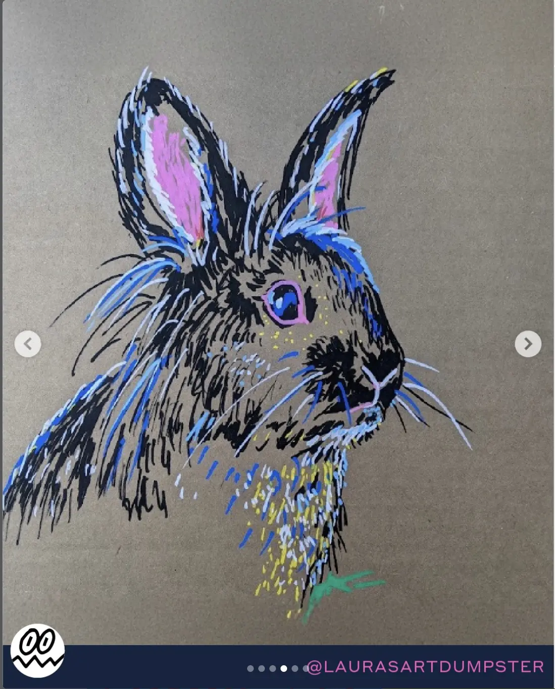 rabbit, first handwritten page